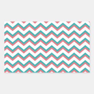 Southwest Chevron Pattern Rectangular Sticker