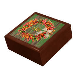 Southwest Chile Ristra Personalised Keepsake Box