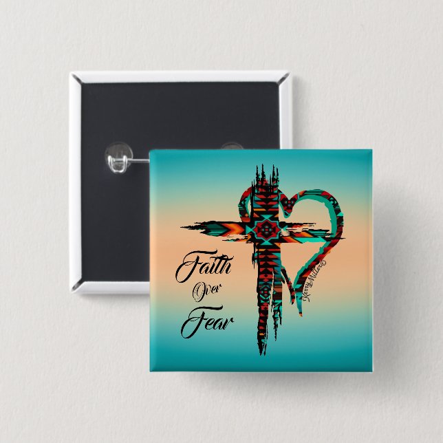 Southwest Cross Button (Front & Back)