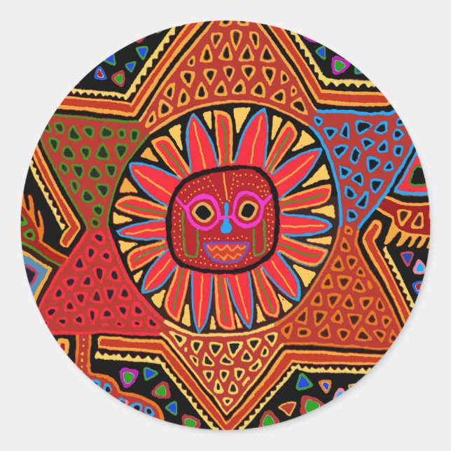 Southwest Del Sol Classic Round Sticker (Front)