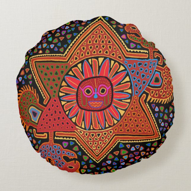 Southwest Del Sol Round Cushion (Back)