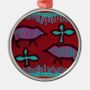 Southwest Desert Animals Metal Tree Decoration