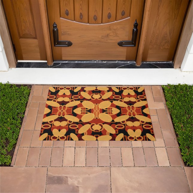 Southwest Desert Landscape Colours Abstract Art Doormat (Outdoor)
