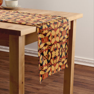 Southwest Desert Landscape Colours Abstract Art Short Table Runner