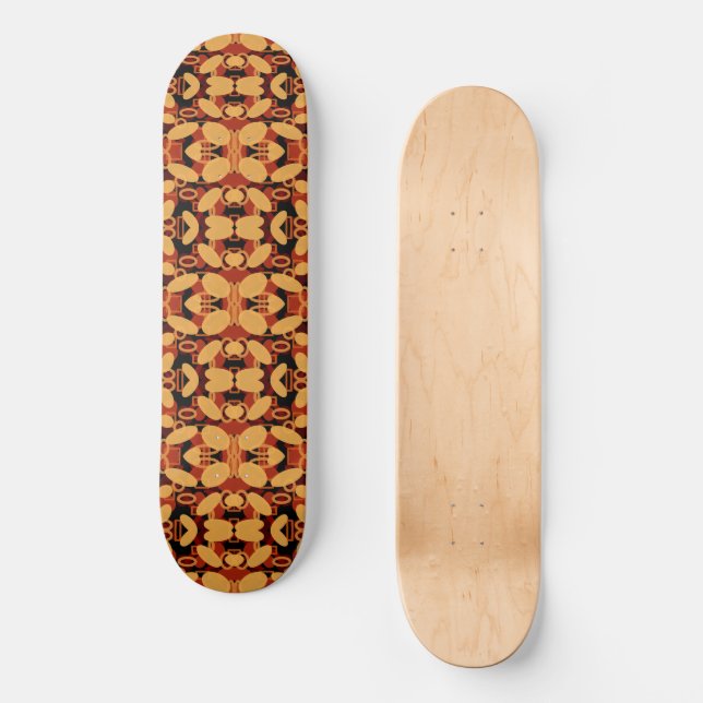 Southwest Desert Landscape Colours Abstract Art  Skateboard (Front)