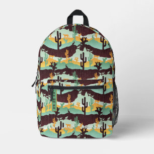 Southwest Desert Landscape Printed Backpack
