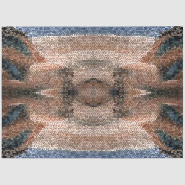 Southwest Desert Mosaic Background Decoupage Tissue Paper (Front)