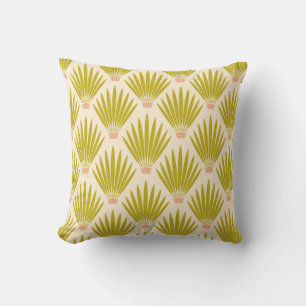 Southwest Desert Palm Leaves Yucca Plant - Cream Cushion