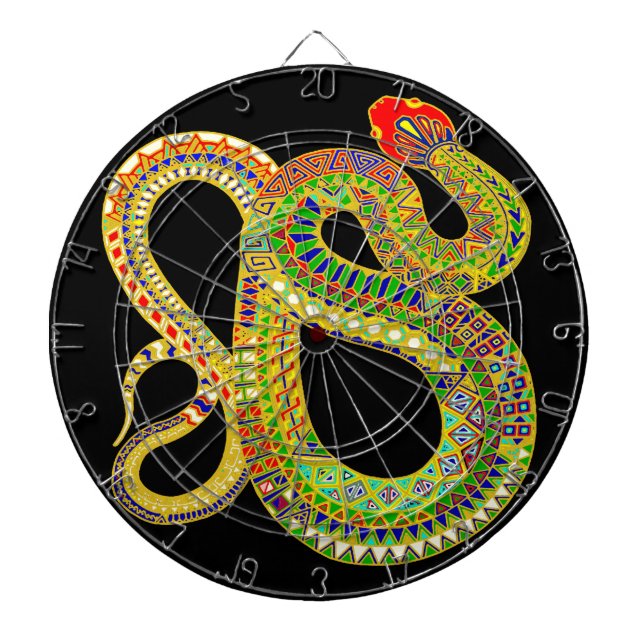 Southwest Desert Rattler Dartboard (Front)