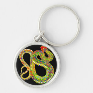 Southwest Desert Rattler Key Ring