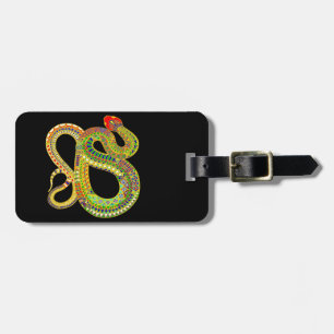 Southwest Desert Rattler Luggage Tag