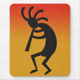 Southwest Desert Sunset Kokopelli Mouse Pad