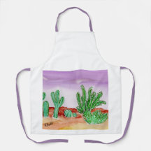 Southwest Desert-Themed Apron