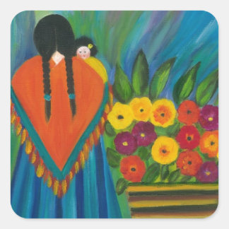 Southwest Design #1 Square Sticker