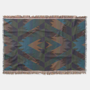 Southwest Design Aztec Print Throw Blanket