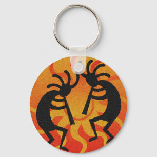 Southwest Design Dancing Kokopelli Key Ring