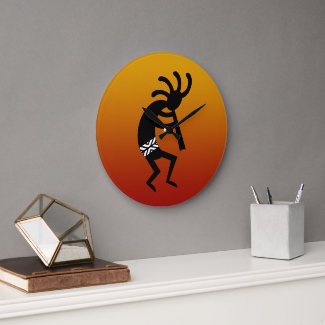 Southwest Design Kokopelli Large Clock (Office)