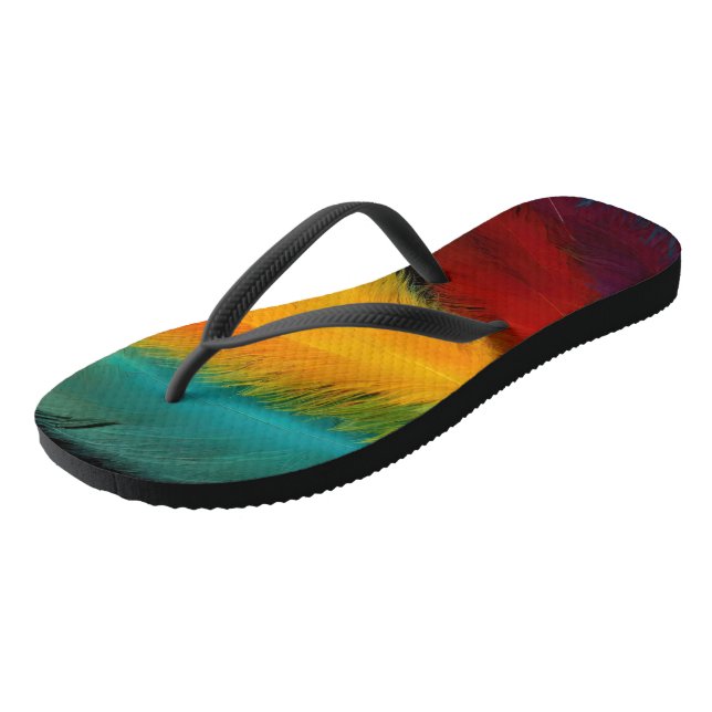Southwest Feather Abstract  Thongs (Angled)