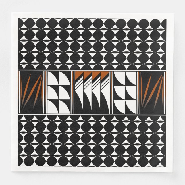 Southwest Feather Blessings Napkin (Front)