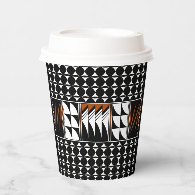 Southwest Feather Blessings Paper Cups (Front)