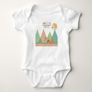 Southwest Geo III   Adventure Awaits Baby Bodysuit