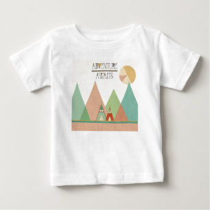 Southwest Geo III   Adventure Awaits Baby T-Shirt