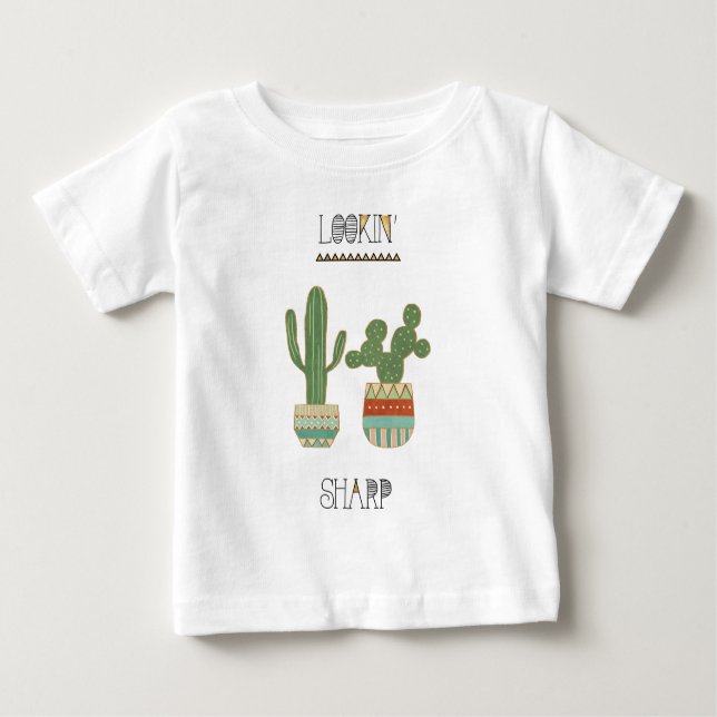Southwest Geo IX | Lookin' Sharp Baby T-Shirt (Front)
