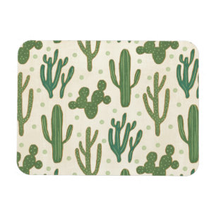 Southwest Geo Step   Desert Cactus Pattern Magnet