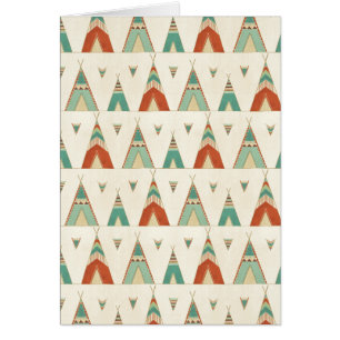 Southwest Geo Step   Geometric Teepee Pattern