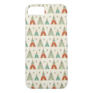 Southwest Geo Step   Geometric Teepee Pattern iPhone 8/7 Case