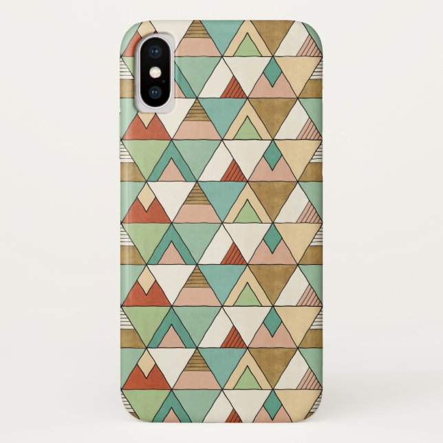 Southwest Geo Step | Hand Drawn Tribal Pattern Case-Mate iPhone Case (Back)
