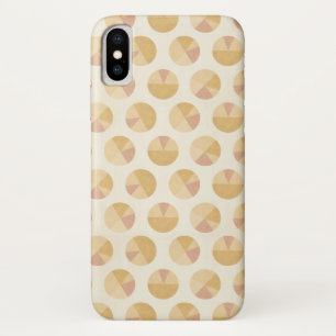 Southwest Geo Step   Orange Circle Pattern iPhone X Case