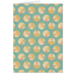 Southwest Geo Step   Orange & Green Circle Pattern