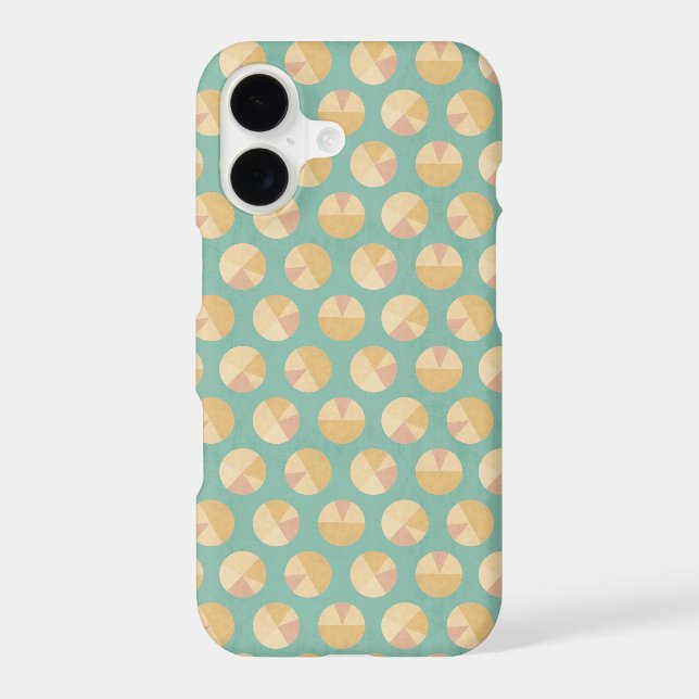 Southwest Geo Step | Orange & Green Circle Pattern (Back)