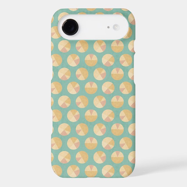 Southwest Geo Step | Orange & Green Circle Pattern Case-Mate iPhone Case (Back)
