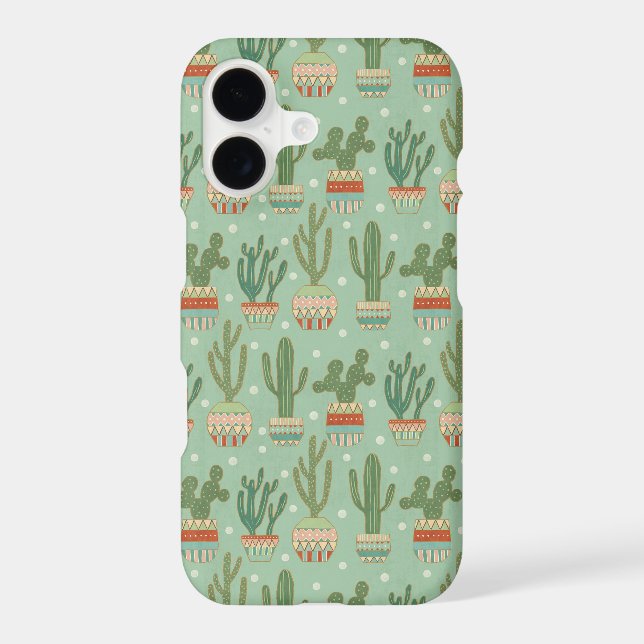 Southwest Geo Step | Potted Cactus Pattern (Back)