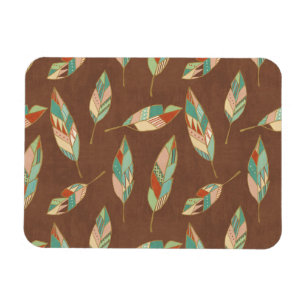 Southwest Geo Step Southwest Feather Pattern Magnet