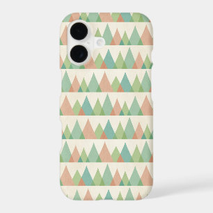 Southwest Geo Step Teal & Coral Triangles