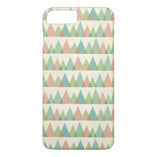 Southwest Geo Step   Teal & Coral Triangles iPhone 8 Plus/7 Plus Case