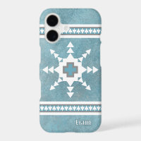 Southwest Geometric Winter Snowflakes Personalized