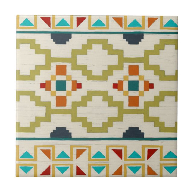 Southwest Geometry I Tile (Front)