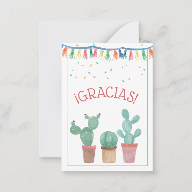 Southwest Gracias Thank You Card (Front)