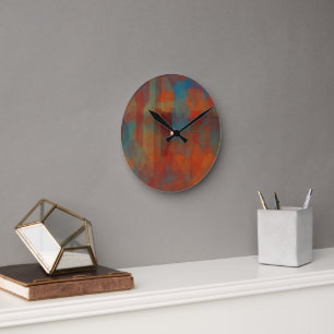 Southwest Illusion Round Clock