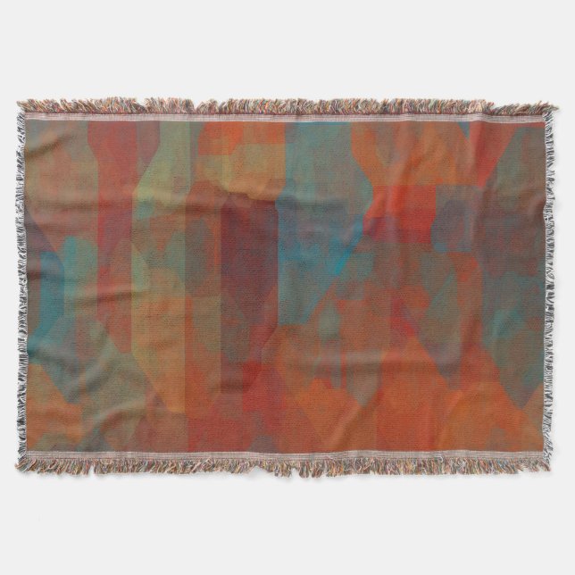 Southwest Illusion Throw Blanket (Front)