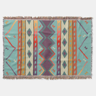 Southwest Indian Design Throw Blanket