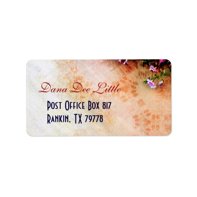 Southwest-inspired Label (Front)