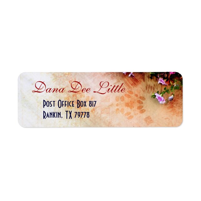Southwest-inspired Label Return Address Label (Front)