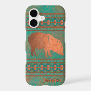 Southwest Javelina Mum Copper Teal Personalised