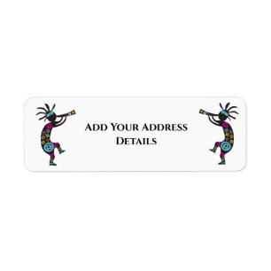 Southwest Kokopelli Address Label Return Address Label