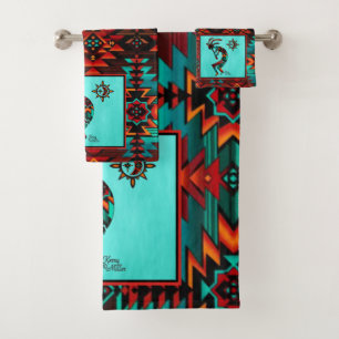 Southwest Kokopelli Bath Towel Set
